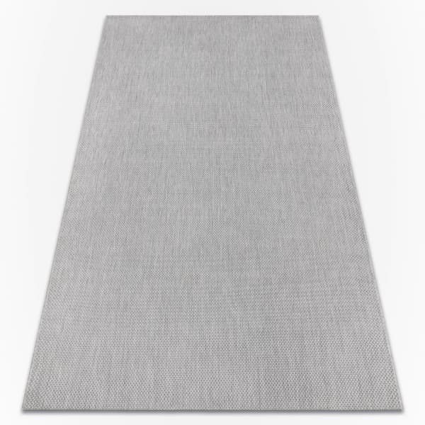 Matta FLAT 48663/320 SISAL - grå PLAIN , 80x150 cm