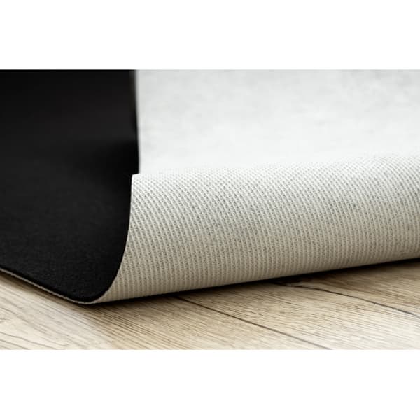 Matta anti-halk RUMBA tuggummi enfärgad svart, 80x250 cm