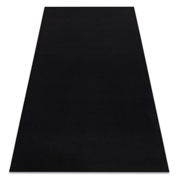 Matta anti-halk RUMBA tuggummi enfärgad svart, 80x250 cm