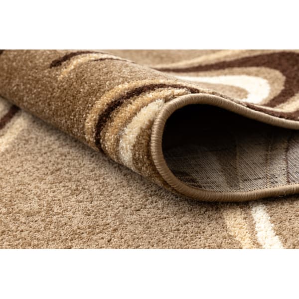 Löpare HEAT-SET FRYZ COFFEE nut 100 cm, 100x510 cm