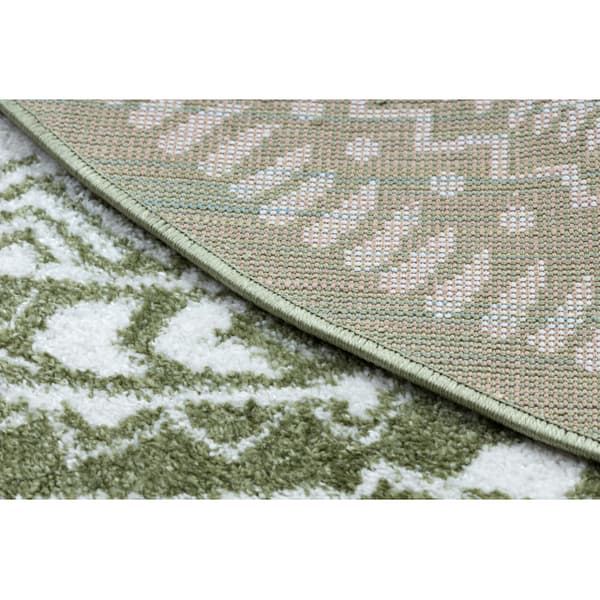 Matta FUN Napkin servett cirkel - grön, cirkel 100 cm
