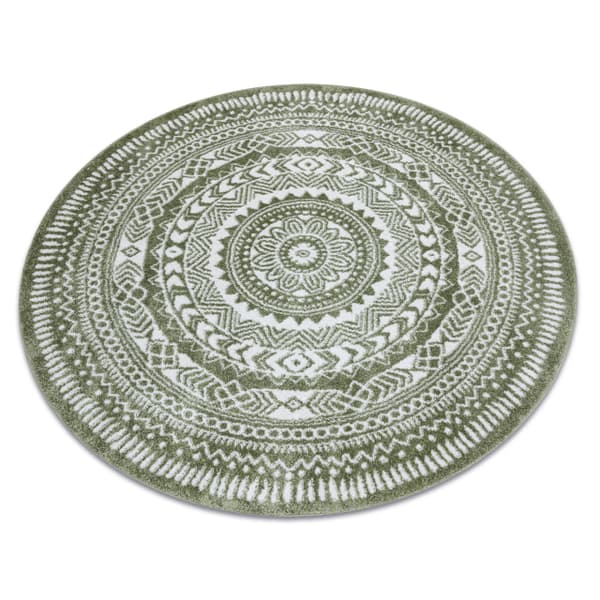 Matta FUN Napkin servett cirkel - grön, cirkel 100 cm