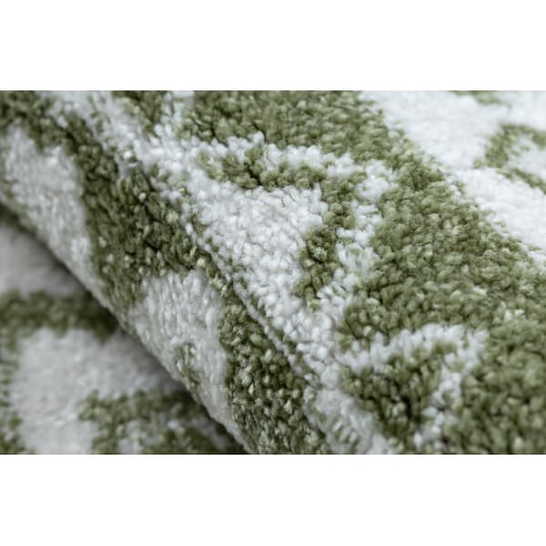 Matta FUN Napkin servett cirkel - grön, cirkel 120 cm