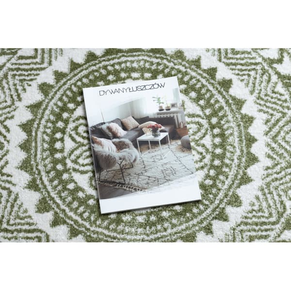 Matta FUN Napkin servett cirkel - grön, cirkel 120 cm