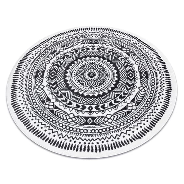Matta FUN Napkin servett cirkel - grå, cirkel 140 cm