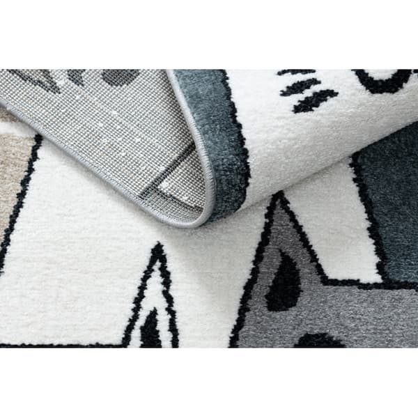 Matto FUN Pets lapsille, eläimet multi, 120x170 cm