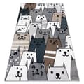 Pikkukuva 1 / 5: Matto FUN Pets lapsille, eläimet multi, 240x330 cm