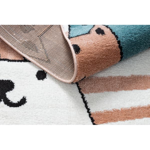 Matto FUN Gatti lapsille, koty multi vaaleanpunaineuusi, 80x150 cm