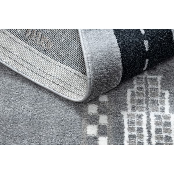 Matto FUN Strade lapsille, ulica, miasto harmaa, 280x370 cm