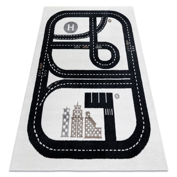Matto FUN Track lapsille, ulica, miasto kerma, 120x170 cm