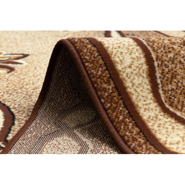 Löpare BCF KRZYŚ brun 150 cm, 150x430 cm