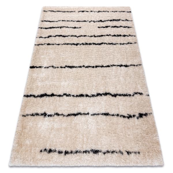 Tæppe FLUFFY 2371 shaggy bælter fløde / antracit, 80x150 cm