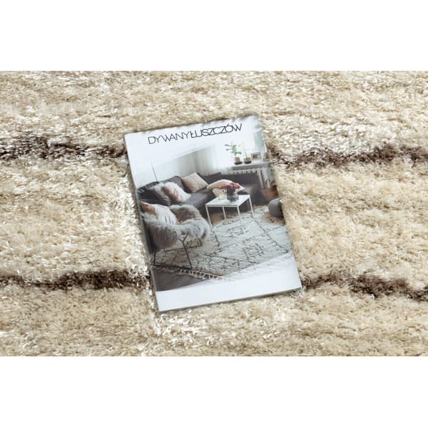Matto FLUFFY 2371 shaggy nauhat kerma / beige, 160x220 cm