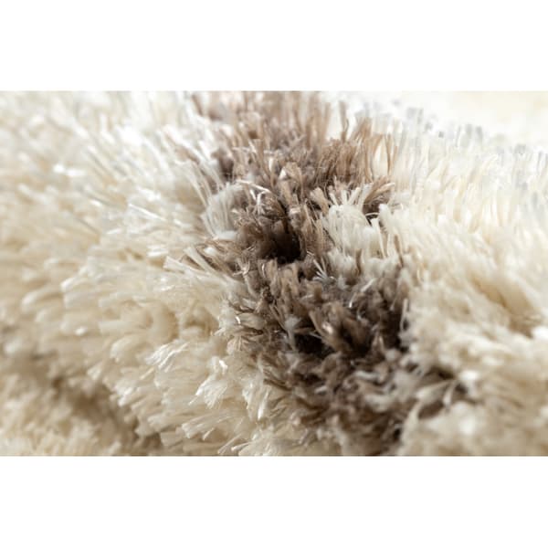 Tæppe FLUFFY 2371 shaggy bælter fløde / beige, 180x270 cm