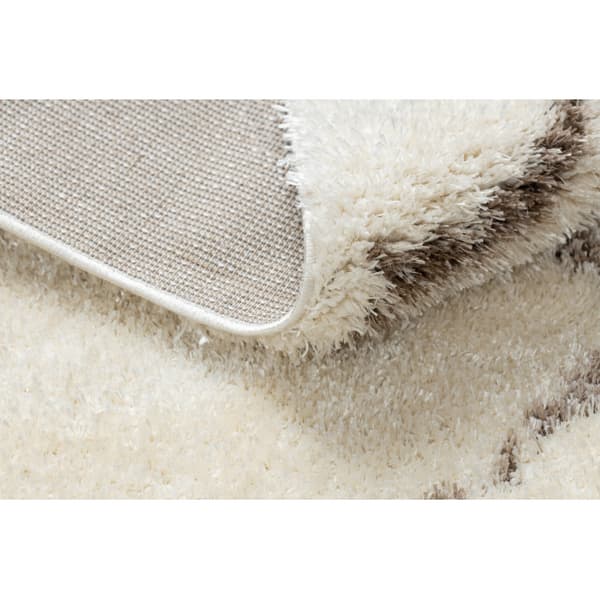 Matta FLUFFY 2373 shaggy spalje - kräm / beige, 120x170 cm