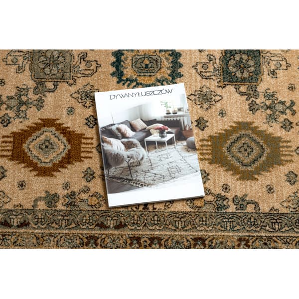Tæppe villaa OMEGA PARILLO ramme jadeit brun, 170x235 cm