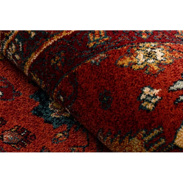 Tæppe villaa OMEGA PARILLO ramme rubin, 235x350 cm