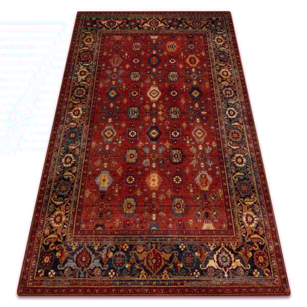 Tæppe villaa OMEGA PARILLO ramme rubin, 235x350 cm