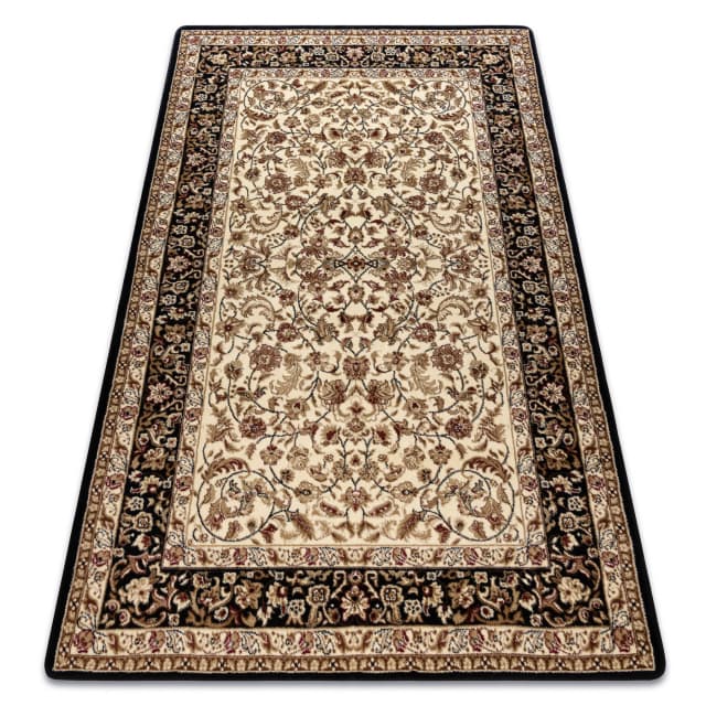 Matta ROYAL design G020 Klassisk svart / grädde, 180x270 cm