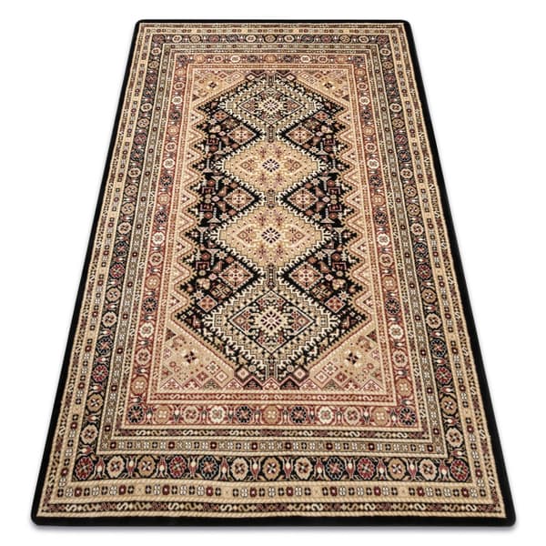 Royal  Matto kuvio G021 Klassinen musta / beige, 180x270 cm