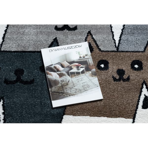 Matto FUN Pets lapsille, eläimet multi, 80x150 cm