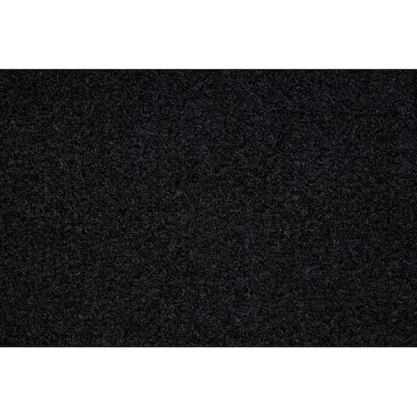 Gummibelægning RUMBA enkelt farve sort 100 cm, 100x600 cm