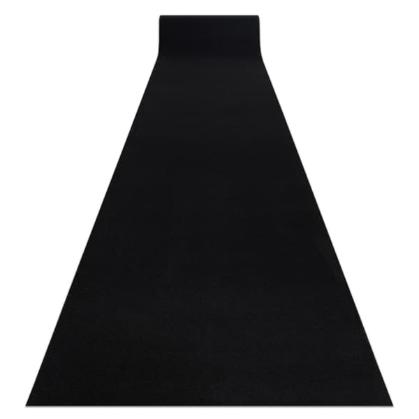 Gummibelægning RUMBA enkelt farve sort 120 cm, 120x120 cm