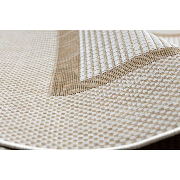 Matta SISAL SION Ram 21782 Platt vävd ekru / beige, 200x290 cm