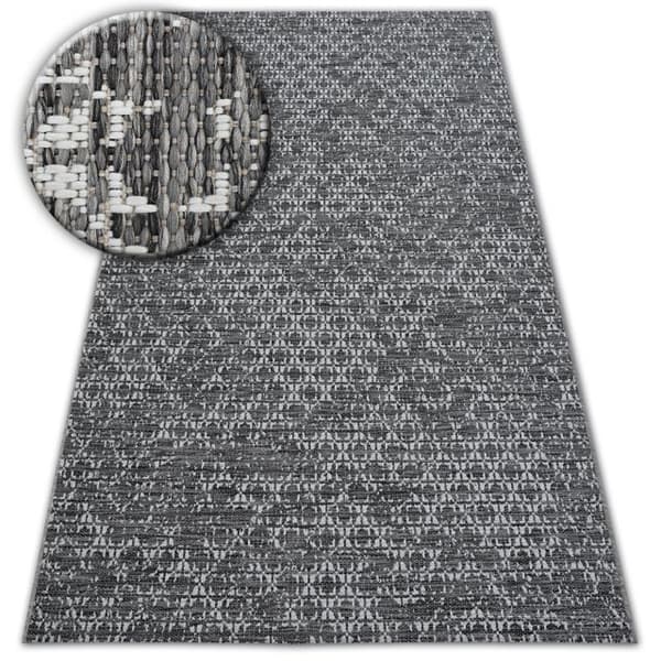 Matta SISAL LOFT 21145 BOHO ivory/silver/grå, 200x290 cm