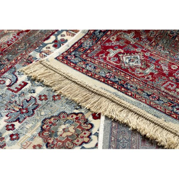 Tæppe WINDSOR 22993 ORNAMENT, farvet mønster, kvaster elfenben / rød, 160x230 cm