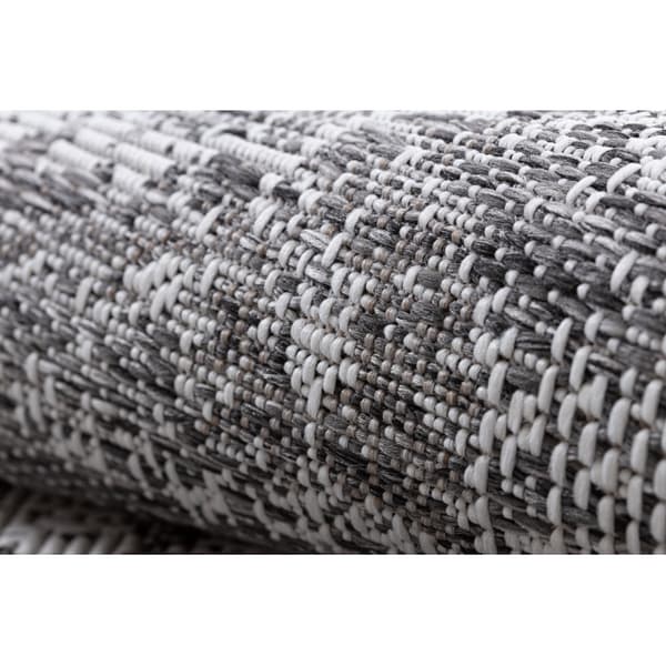 Matta SISAL LOFT 21213 Prydnad grå / silver / elfenben, 140x200 cm