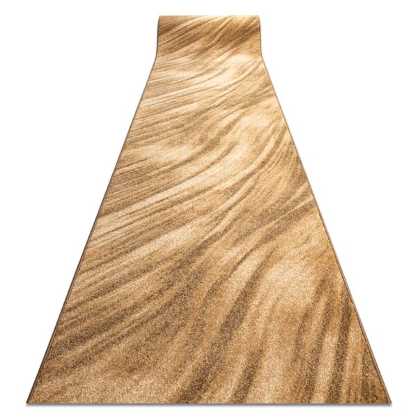 Löpare KARMEL FRYZ - SAKA beige 100 cm, 100x790 cm