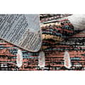 Miniatyrbild 4 av 5: Modern matta BELLE BR36A svart / rosa Fringe, 120x170 cm