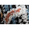 Miniatyrbild 5 av 5: Modern matta BELLE BR36A svart / rosa Fringe, 120x170 cm