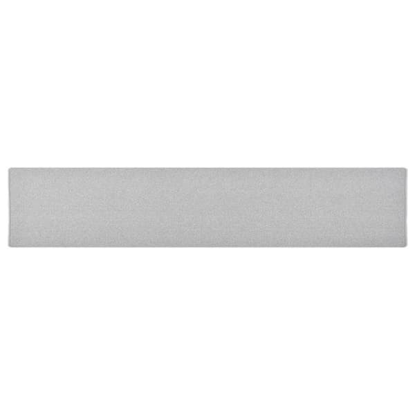 vidaXL Gångmatta ljusgrå 80x400 cm
