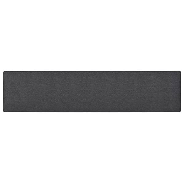 vidaXL tæppeløber 50x250 cm antracitgrå