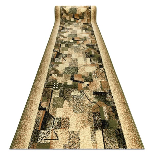 Löpare BCF IMPRESJA olive 90 cm, 90x810 cm