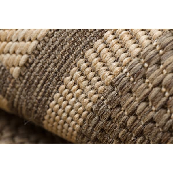 Sisaltæppe SISAL FLOORLUX 20014 coffee / men, 120x170 cm