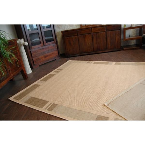 Sisaltæppe SISAL FLOORLUX 20195 men / coffee, 120x170 cm