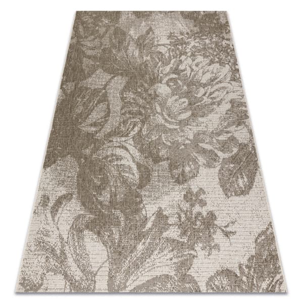 MATTA SIZAL FLOORLUX 20491 FLOWERS champagne / taupe , 120x170 cm