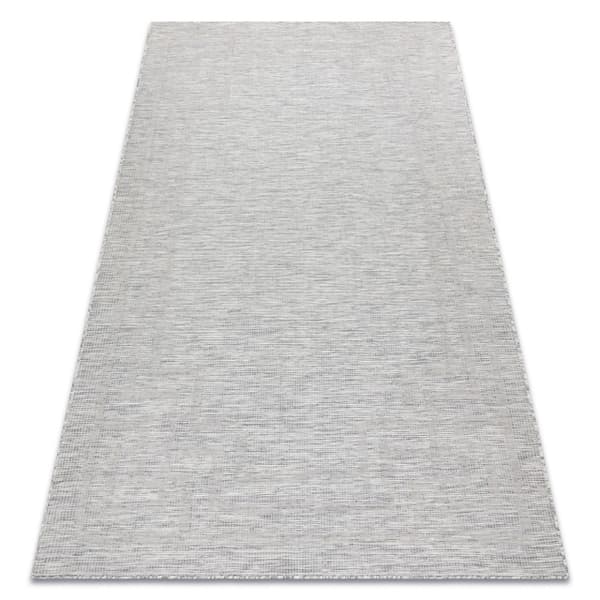 Matta SISAL PATIO 3071 grekisk Flatvävd grå / beige, 78x150 cm