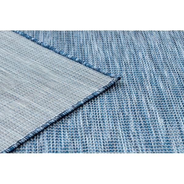 Sisaltæppe SISAL flatbed PATIO græsk 3071 marine blå / beige, 136x190 cm