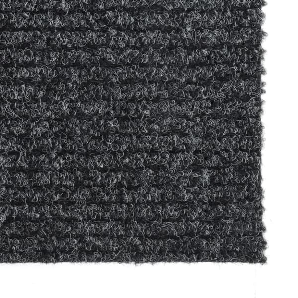 vidaXL Smussfangende teppeløper antrasitt 100x500 cm
