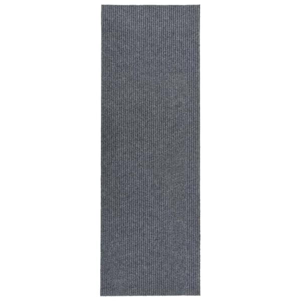 vidaXL Gångmatta 100x350 cm grå