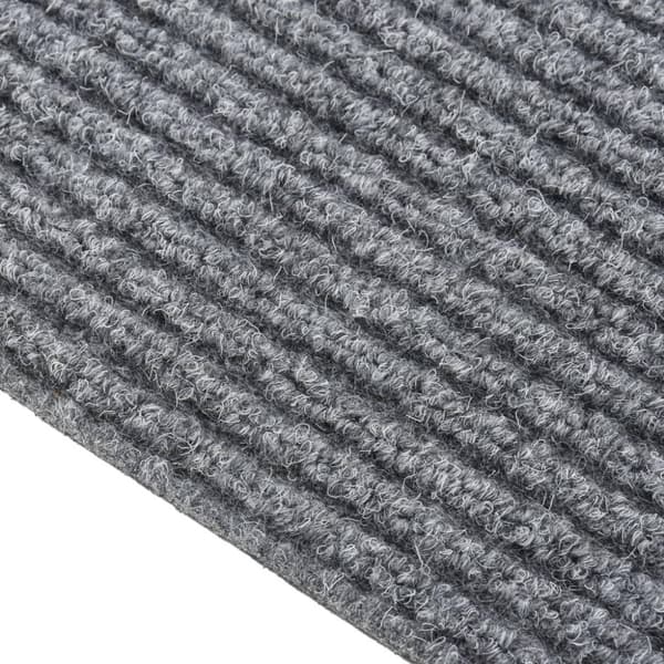 vidaXL Käytävän kuramatto 100x300 cm harmaa