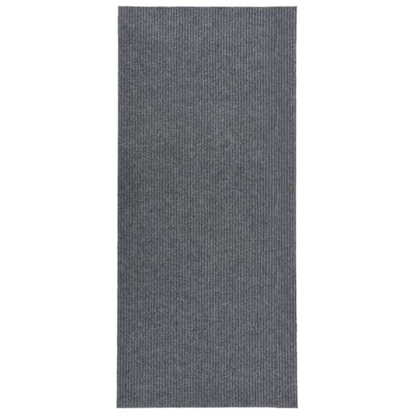 vidaXL Käytävän kuramatto 100x250 cm harmaa