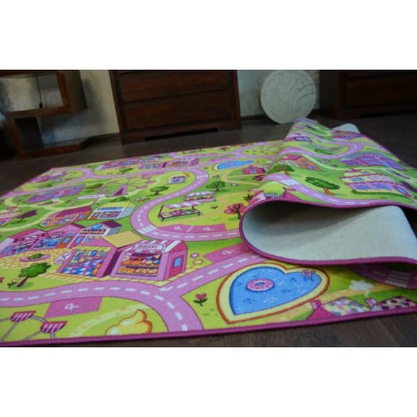Lasten Matto SWEET TOWN, 200x400 cm