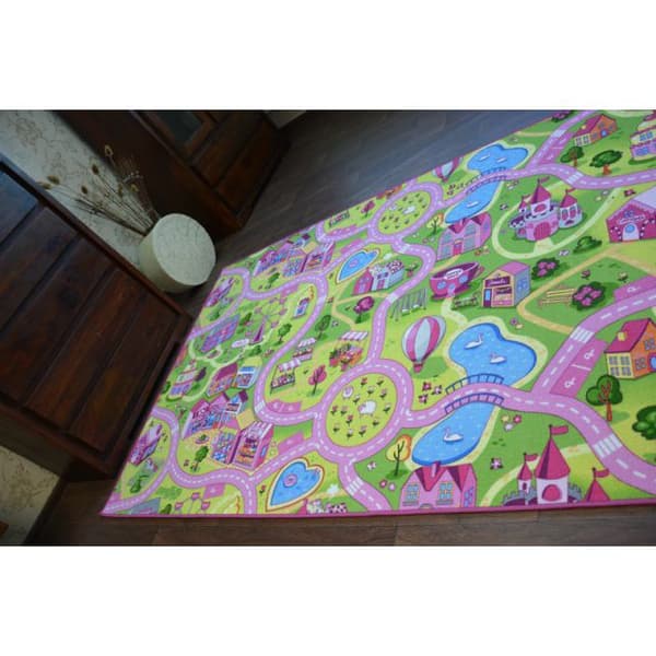 Lasten Matto SWEET TOWN, 200x400 cm