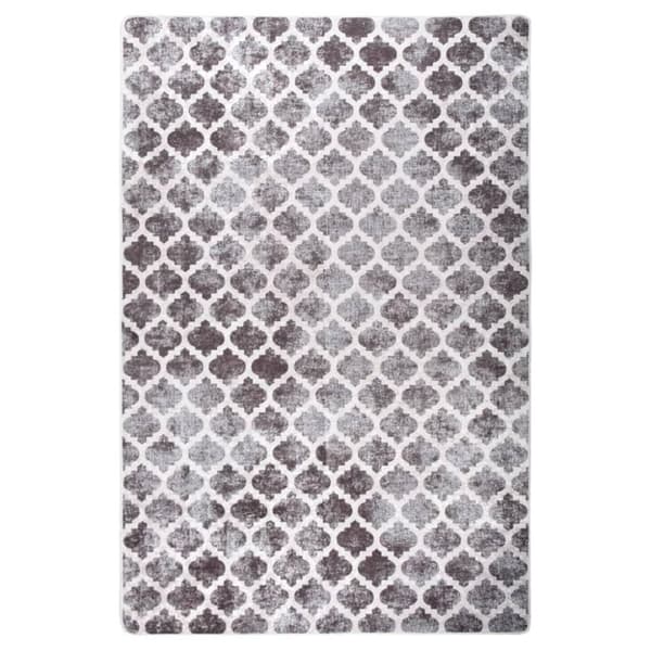 vidaXL Vaskbart teppe 80x150 cm sklisikker flerfarget