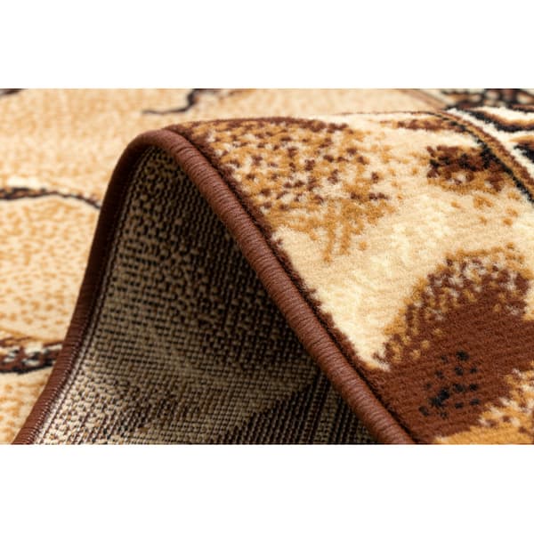 Löpare BCF TRIO old guld 80 cm, 80x360 cm